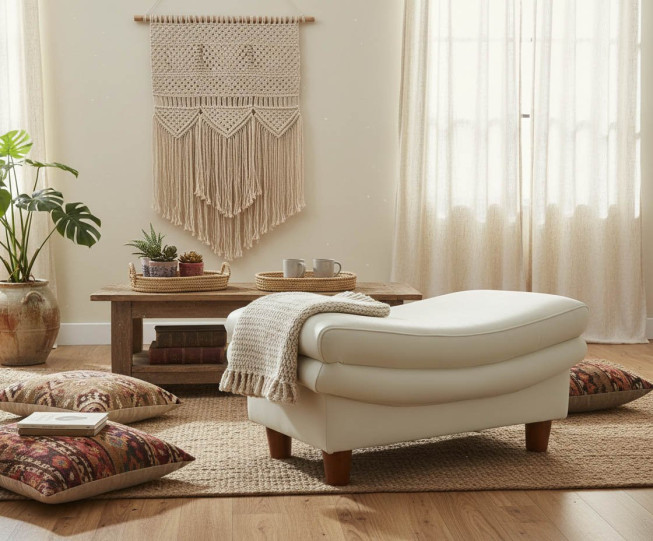 Kožený taburet Jupiter (8)