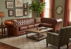 Rohová sedací souprava Chesterfield Windsor II