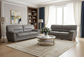 Celokožená sedací souprava Lagos 3M + 2M (8)