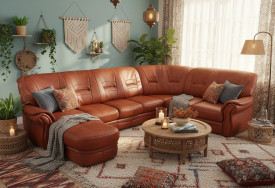 Rohová sedací souprava Bologna XL K 442