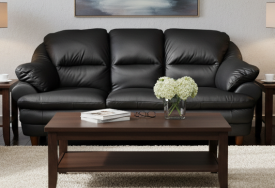 Kožená sedací souprava Jupiter 3+1+1 black (8)