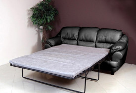 Kožená sedací souprava Jupiter 3+1+1 black (7)