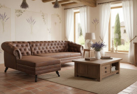 Rohová sedací souprava Chesterfield Bristol