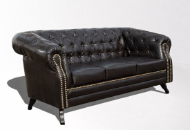 Pohovka Chesterfield Bristol 3M Antik Brown (6)